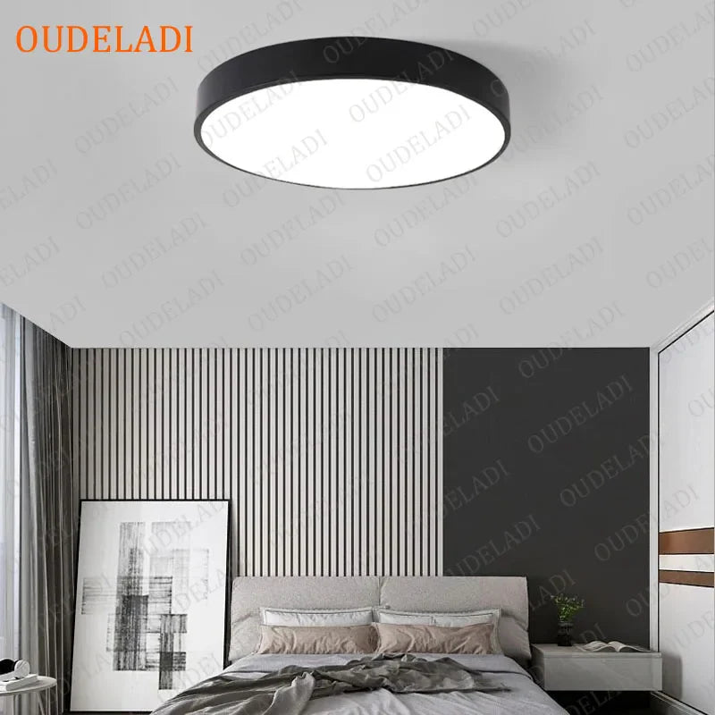 Axya Colorful Round LED Ceiling Light for Living Room Bedroom Children's Room