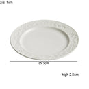 Axya Round Ceramic Cooking Dish 10 Inch - Solid Color Plate