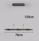 Axyaa Modern LED Pendant Chandeliers for Living Room Staircase Indoor Lighting
