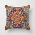 Axyaa Red Moroccan Short Plush Ethnic Style Cushion Cover for Home Decoration