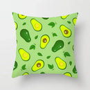 Axyaa Fruit Cushion Cover Collection: Avocado Orange Strawberry Print Party Decor