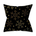 Axyaa Golden Black Pattern Decorative Cushion Cover 45*45CM for Home Sofa Car
