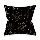 Axyaa Golden Black Pattern Decorative Cushion Cover 45*45CM for Home Sofa Car