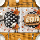 Thanksgiving Buffalo Table Runner by Axyaa: Kitchen Holiday Party Decor & Dining Table Cloth