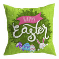 Spring Peach Rabbit Cushion Cover 45x45cm for Sofa Decor, Car, Bedside - Axyaa