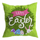 Spring Peach Rabbit Cushion Cover 45x45cm for Sofa Decor, Car, Bedside - Axyaa