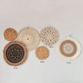 Axyaa Nordic Rattan Wall Plate Decor - INS Style Wall Decoration