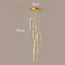 Axyaa Nordic Stair Chandelier Ceiling Light for Living and Dining Room