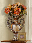 Axyaa European Resin Vase Dried Flower Arrangement Plate Home Decor