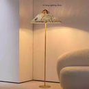 Axyaa LED Floor Lamps for Living Room & Cafe - Elegant Wabi Sabi Style Lighting