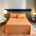 Axyaa Luxury Crystal Velvet Flat Sheet - Soft Solid Color Bed Linen, Multi Size Bedspreads
