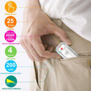 Axyaa Book Light: LED Clip-on Reading Light for Books in Bed, 3 Brightness Levels