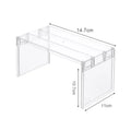 Axyaa Fridge Organizer Rack Shelf Separator Storage Stand Space Saver Kitchen Accessory