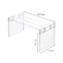 Axyaa Fridge Organizer Rack Shelf Separator Storage Stand Space Saver Kitchen Accessory