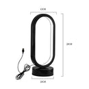 Axyaa LED USB Table Lamp - 3 Color Lightings, Bedside & Living Room Lighting