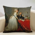 Axyaa Neoclassicism Napoleon Oil Painting Cushion Cover