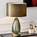 Nordic Style Glass Table Lamp by Axyaa - Elegant LED Light for Home Decor