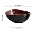 Axyaa Flame-Killed Ceramic Soup Pasta Salad Serving Bowls Set
