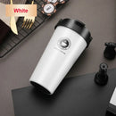 Axyaa Insulated Stainless Steel Travel Coffee Tumbler with Handle and Leak-Proof Lid
