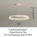 Axyaa Minimalist Luxury Pendant Light - Nordic Design for Living & Dining Rooms