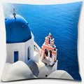Axyaa Santorini Series Pattern Pillowcase Square Cushion Cover Home Sofa Decor