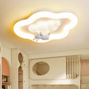Axyaa Cloud LED Ceiling Light Chandelier for Baby Room Nursery - Nordic Modern Cream Style