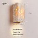 Axyaa Waterproof LED Wall Lamp for Courtyard and Garden, Outdoor Decor Lighting