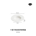 Axyaa Ceramic Plate Set for Western Menu: Premium Quality Soup, Pasta, Fruit Salad Dish