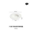 Axyaa Ceramic Plate Set for Western Menu: Premium Quality Soup, Pasta, Fruit Salad Dish