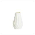 Axyaa Diamond Flower Vase Imitation Ceramic Plastic Nordic Style Living Room Decor