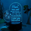 Axyaa Love Heart 3D Night-light - Perfect Gift for Sisters and Lovers