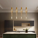 Axyaa Modern Crystal Branch Chandelier for Dining Room and Living Room