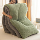 Axyaa Jacquard Velvet Winter Blanket - Cozy & Weighted Single/Double Comforter