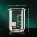Axyaa High Borosilicate Glass Measuring Cup with Clear Scale for Baking & Laboratory