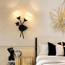 Axyaa LED Flower Glass Wall Lamp E27 Bedroom Decorative Light