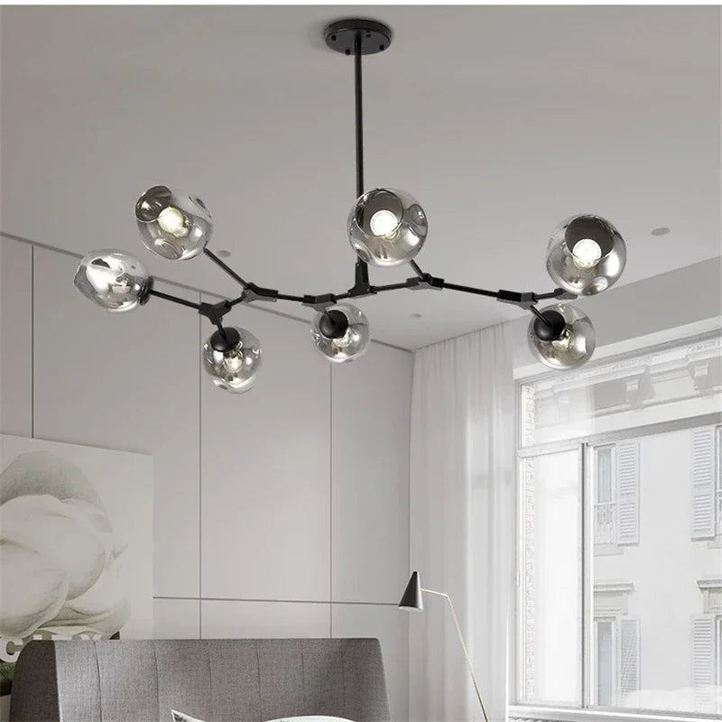 Axyaa LED Pendant Lights for Bedroom Dining Room Living Room Kitchen Fixtures