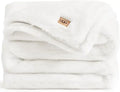 Axyaa Plush Faux Fur Reversible Throw Blanket Luxury Soft Hypoallergenic Machine Washable