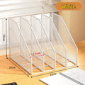 Axyaa Metal File Rack Office Desk Organizer Shelf - File Storage Box & Data Rack