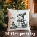Christmas-themed Pillow Covers for Sofa, Bedroom, Car - Axyaa Brand