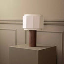 Axyaa Solid Wood Retro Table Lamp - Chinese Bedroom Living Room Wabi Sabi Style