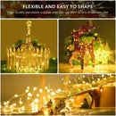Axyaa Solar LED Fairy String Lights for Outdoor Garden Decoration