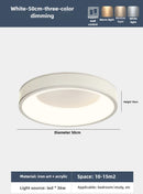 Axyaa Minimalist LED Ceiling Light White Green Cream Style Surface Mount