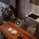 Axyaa Minimalist Glass Headboard Pendant Lamp for Luxury Bedroom