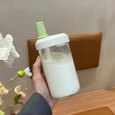 Axyaa Kids Bubble Tea Glass Bottle with Straw - BPA Free