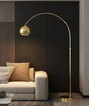 Axyaa Designer Fishing Floor Lamp: Italian Luxury for Living Room Ambiance