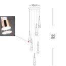 Axyaa Nordic Home Decoration Stair Chandelier Living Room Bedroom Dining Room Pendant Ceiling Light