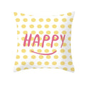Axyaa Romantic Couple Pillowcases | Soft Cartoon Pattern Sofa Pillow Covers