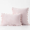 Black Tassel Pillowcases by Axyaa - Velvet Holiday Home Decoration Gift