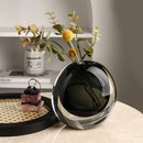 Axyaa Glass Vase: Elegant Decor for Living Room, Dining Table, Fresh Flowers & Hydroponics