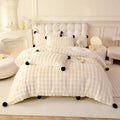 Axyaa Winter Rabbit Velvet Bubble Hairball 4-Piece Set
